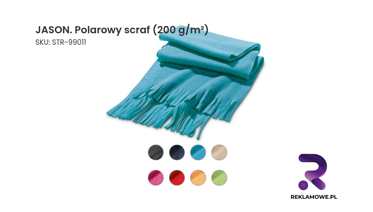 JASON polarowy szalik 200 g/m² – ciepły i miękki szalik polarowy
