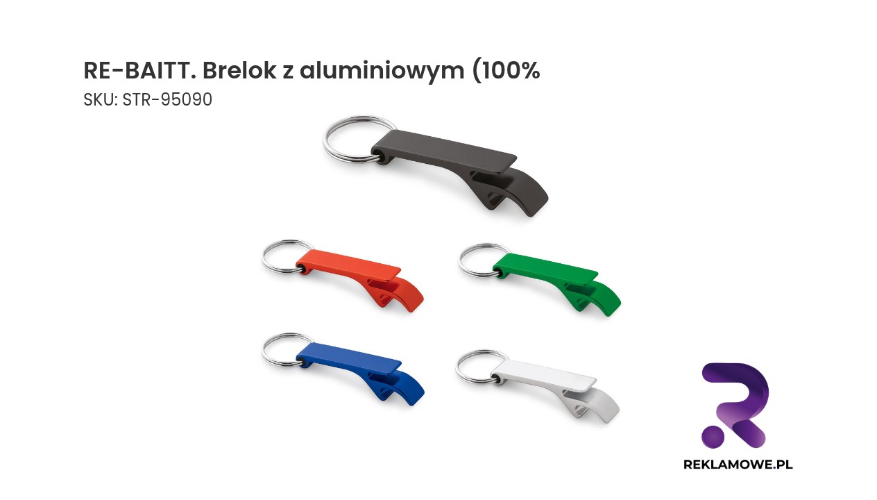 RE-BAITT brelok z aluminiowym korpusem 100 procent